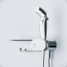 Унитаз с инсталляцией DIWO AM.PM Like C801900SC + DIWO 4501 (1101181) с сиденьем Микролифт с клавишей смыва цвет Хром