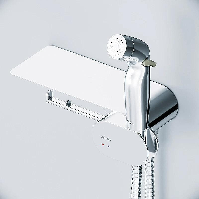 Унитаз с инсталляцией DIWO AM.PM Like C801900SC + DIWO 4501 (1101181) с сиденьем Микролифт с клавишей смыва цвет Хром