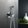Гигиенический душ со смесителем Aquatek Европа AQ1021CR Хром латунь встраиваемый