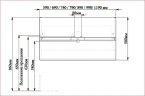 Тумба с раковиной SanVit Сити 120 ksity120 в цвете Ral подвесная Белая глянцевая МДФ / ЛДСП