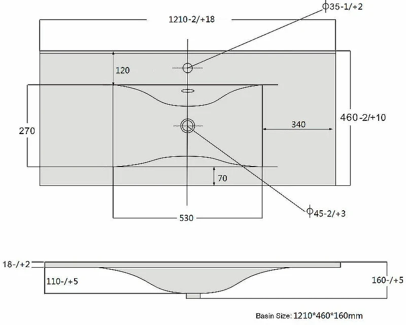 Тумба с раковиной SanVit Сити 120 ksity120 в цвете Ral подвесная Белая глянцевая МДФ / ЛДСП