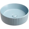 Раковина-чаша Ceramicanova Element 36 CN6057ML Голубая матовая фарфор накладная