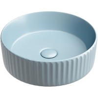 Раковина-чаша Ceramicanova Element 36 CN6057ML Голубая матовая фарфор накладная