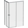 Душевой уголок AM.PM X-Joy 120х90 W94G-403-120290-BT1K профиль Черный матовый стекло прозрачное