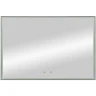 Зеркало Art&Max Arezzo AM-Are-1200-800-DS-FC-H-Nero с подсветкой с сенсорным выключателем Черное стекло