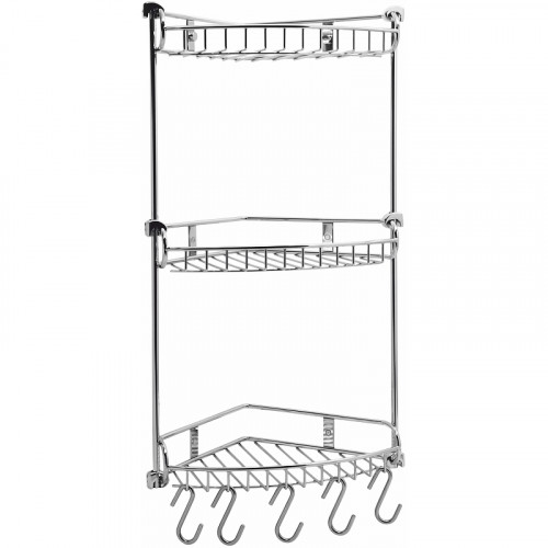 Полка корзина WasserKRAFT K-1233 угловая Хром
