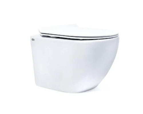 Комплект унитаза с инсталляцией Charus SET.200.120W.21.1 цвет Белый с сиденьем Микролифт и клавишей смыва цвет Хром глянцевый