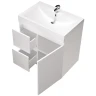 Тумба под раковину 1MarKa Cube 75Н У79532 Белый глянец МДФ / ЛДСП