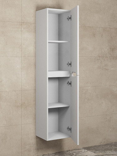 Шкаф пенал Uperwood Tanos 33 29102021491 подвесной цвет Белый матовый