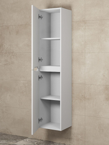 Шкаф пенал Uperwood Tanos 33 29102021491 подвесной цвет Белый матовый