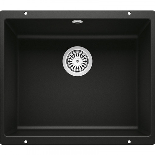 Кухонная мойка Blanco Rotan 500-U 526098 Черная искусственный камень (литьевой мрамор) встраиваемый
