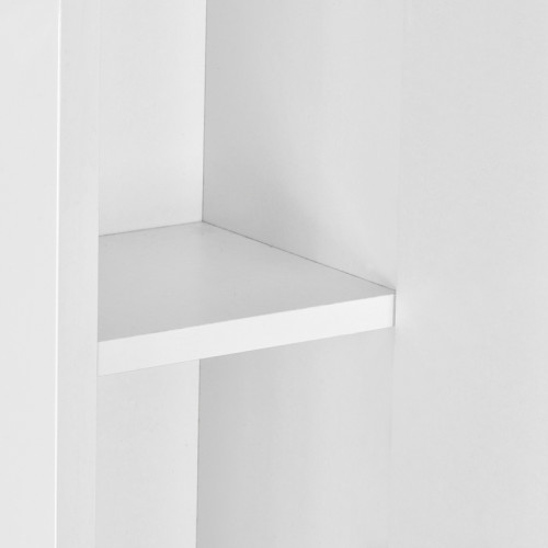 Зеркало со шкафом Aquaton Панда 50 1A007402PD01R с подсветкой Белое МДФ / ЛДСП, стекло