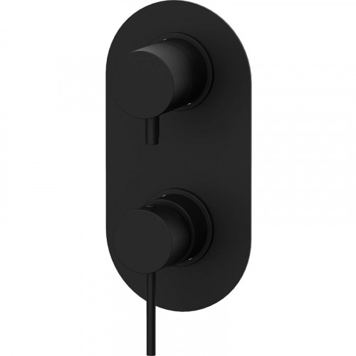 Смеситель для душа Remer X-Style X93KBNO Черный матовый латунь встраиваемый