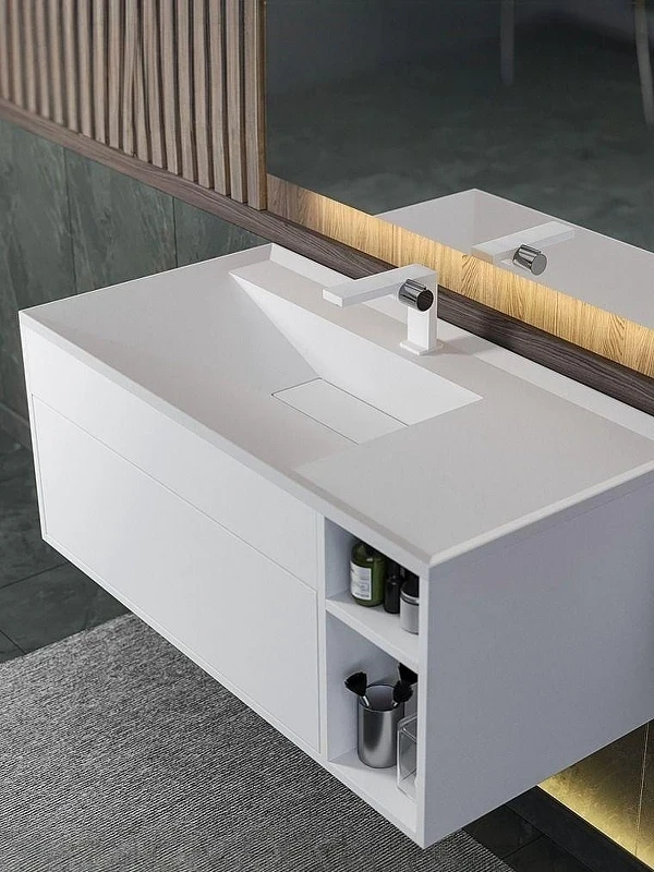 Раковина Uperwood Lotus Quartz 100 29192034 цвет Жасмин