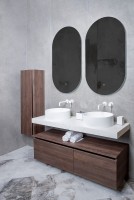 Раковина-чаша Boheme Corian 40 819-MW Белая матовая искусственный камень (литьевой мрамор) накладная