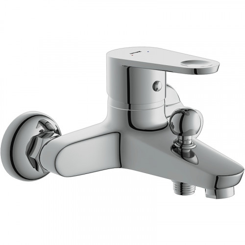 Смеситель для ванны Cersanit Cari 64512 Хром латунь на стену