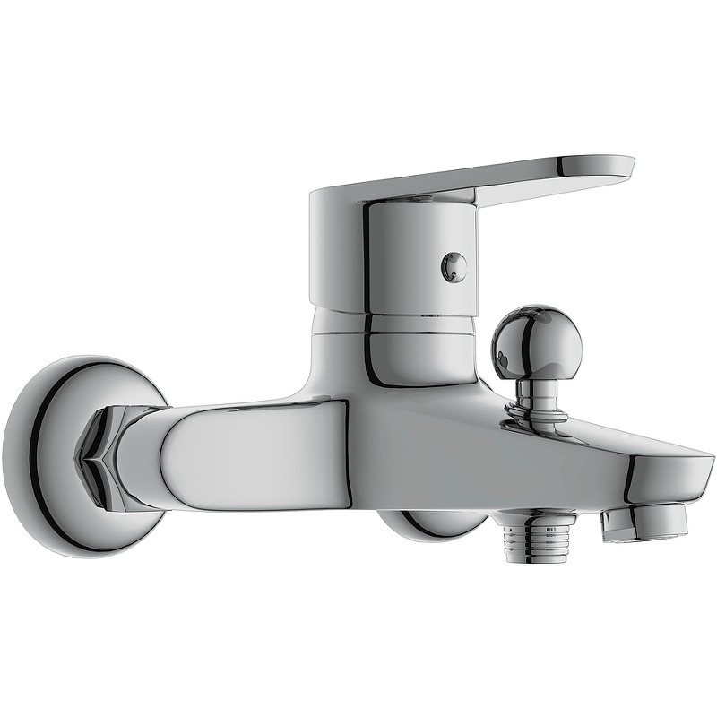 Смеситель для ванны Cersanit Cari 64512 Хром латунь на стену