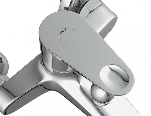 Смеситель для ванны Cersanit Cari 64512 Хром латунь на стену