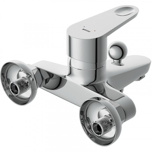 Смеситель для ванны Cersanit Cari 64512 Хром латунь на стену