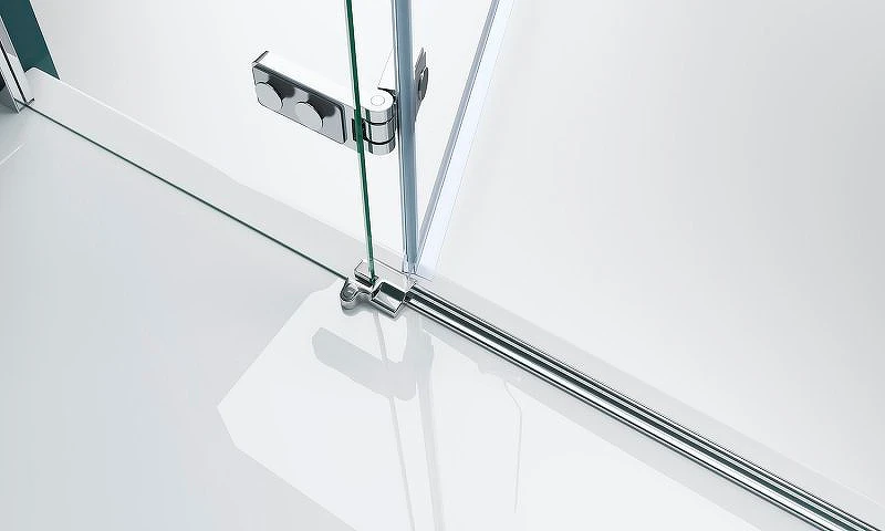 Душевая дверь BelBagno Kraft 100 KRAFT-B-12-60/40-C-Cr-R профиль Хром стекло прозрачное