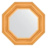 Зеркало Evoform Octagon 59х59 BY 3818 в багетной раме - Травленое золото 99