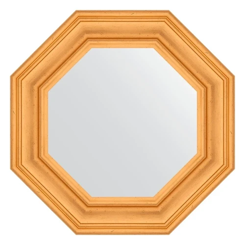 Зеркало Evoform Octagon 59х59 BY 3818 в багетной раме - Травленое золото 99