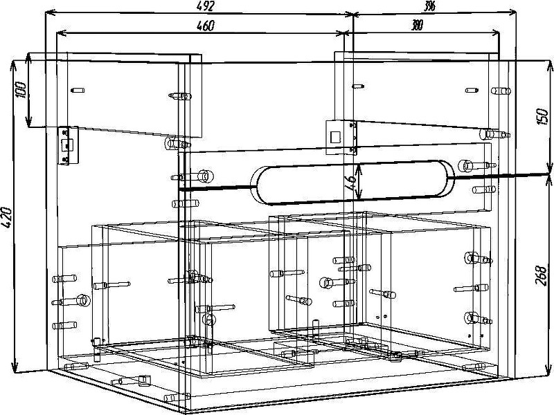 Тумба под раковину DIWO Коломна 50 KOL.T.50/P/W подвесная цвет Белый