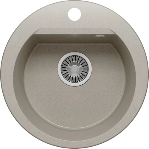 Кухонная мойка Polygran Atol-460 №14 678880 Серая искусственный камень (литьевой мрамор) встраиваемый