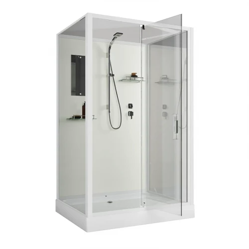 Душевая кабина Niagara Standart 100х80 ST100/80/15Q/BK без гидромассажа