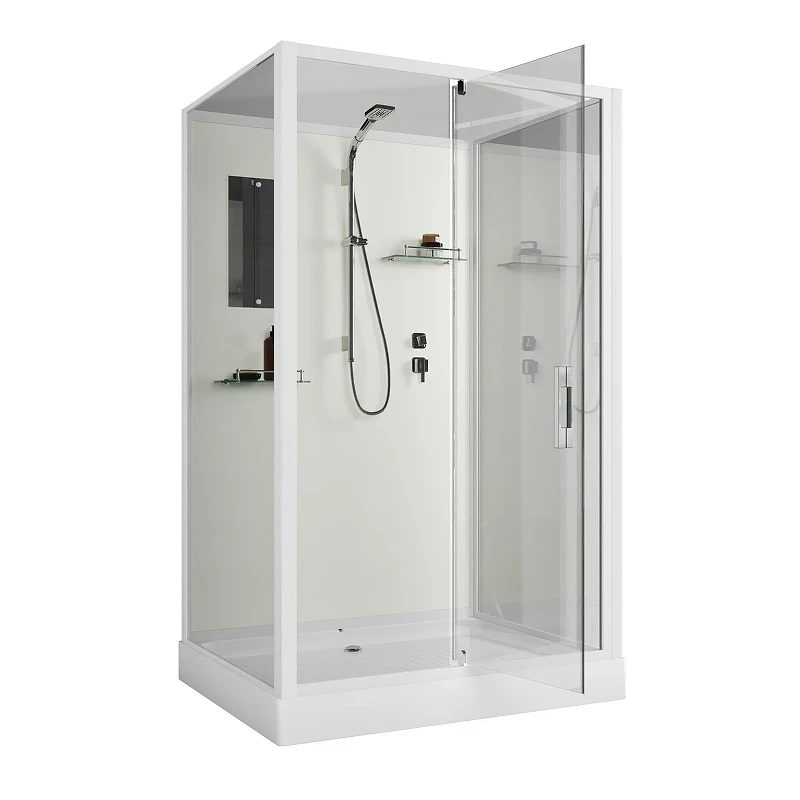 Душевая кабина Niagara Standart 100х80 ST100/80/15Q/BK без гидромассажа