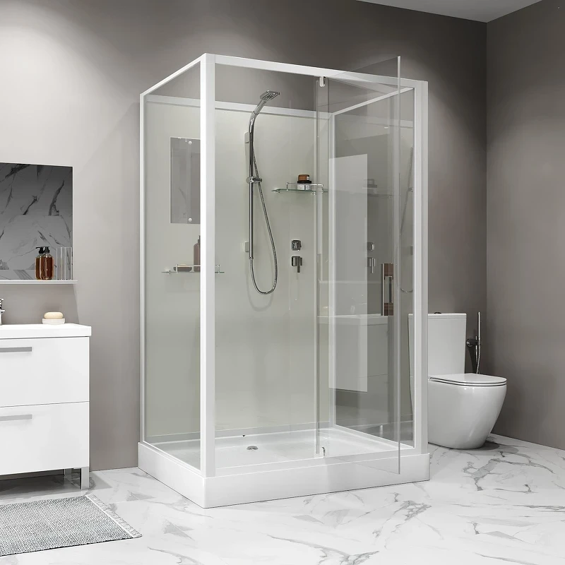 Душевая кабина Niagara Standart 100х80 ST100/80/15Q/BK без гидромассажа