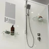 Душевая кабина Niagara Standart 100х80 ST100/80/15Q/BK без гидромассажа