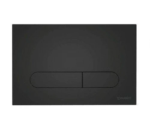 Кнопка смыва для инсталляции Duravit DuraSystem WD5009031000 цвет Черный матовый