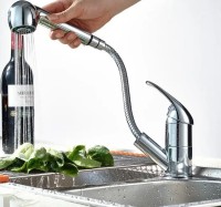 Смеситель для кухни Frap H02 F6002-B Хром силумин
