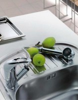 Смеситель для кухни Frap H02 F6002-B Хром силумин