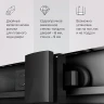 Душевой уголок AM.PM Gem 100х100 W90G-403-100100-BT профиль Черный матовый стекло прозрачное