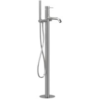 Смеситель для ванны Remer X-Style Inox SSX08 Нержавеющая сталь латунь на пол