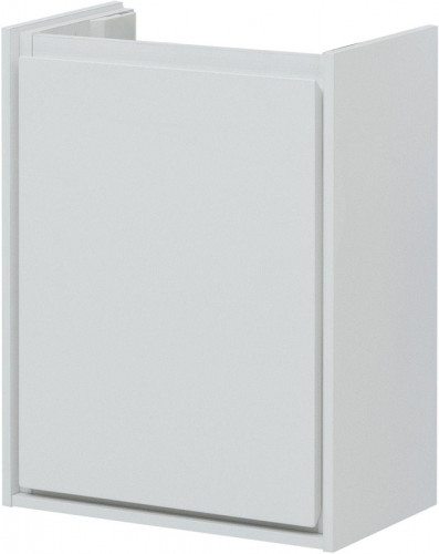 Тумба с раковиной Aquanet Милан 45 339962 подвесная цвет Белый глянец