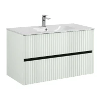 Тумба под раковину Art&Max Torino 100 AM-TORINO-1000-2C-SO-LO-P подвесная цвет Лотос