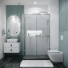 Душевой уголок Grossman Style 110х70 120.K33.05.1170.10.02 профиль Хром стекло шиншилла