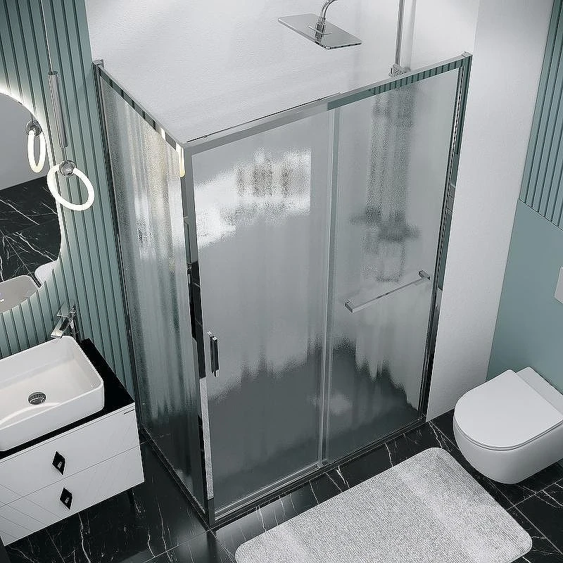 Душевой уголок Grossman Style 110х70 120.K33.05.1170.10.02 профиль Хром стекло шиншилла