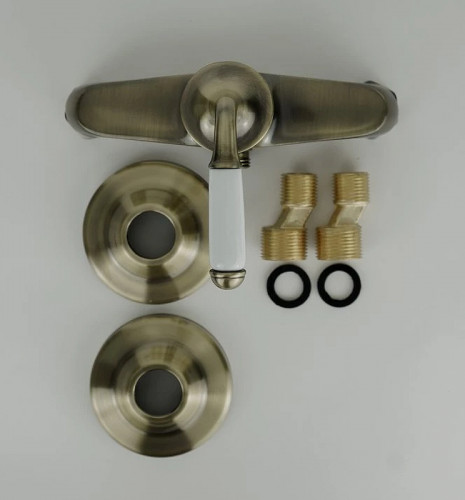 Смеситель для душа ESKO Prague PG 80 Бронза сатин латунь на стену