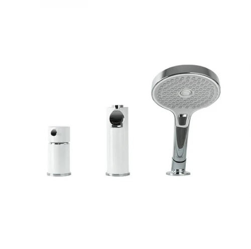 Смеситель на борт ванны Gappo G03-8 G1103-8 Белый Хром латунь