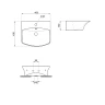 Раковина Lavinia Boho Bathroom Sink 45 33311079 цвет Белый глянцевый