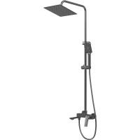 Душевая система Grossman Cosmo 500.K35.02.420 Графит брашированный латунь на стену