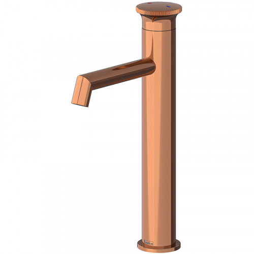 Смеситель для раковины Teska Arte Leo L E5529 Розовое золото латунь