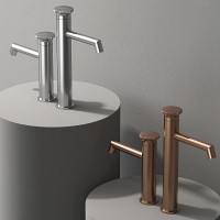 Смеситель для раковины Teska Arte Leo L E5529 Розовое золото латунь