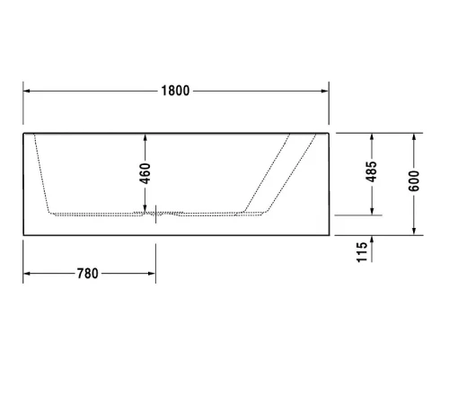 Акриловая ванна Duravit Paiova 180х140 700269000000000 цвет Белый