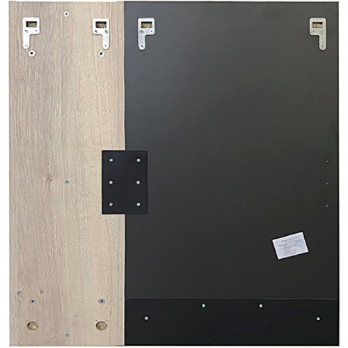 Зеркало со шкафом Comforty Бонн 75 00-00008473 Дуб дымчатый МДФ / ЛДСП, стекло