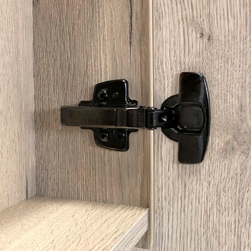 Зеркало со шкафом Comforty Бонн 75 00-00008473 Дуб дымчатый МДФ / ЛДСП, стекло